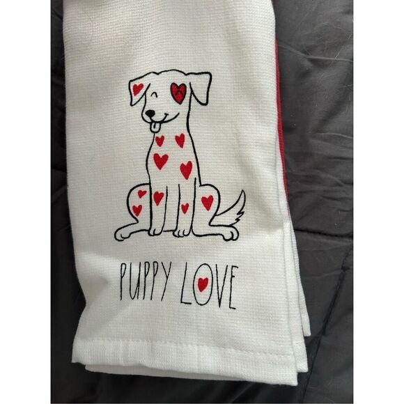 Rae Dunn Puppy Love Dish Towels - Picture 2 of 4